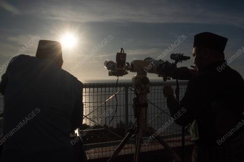 PERSIAPAN MENCERAP ANAK BULAN RAMADAN