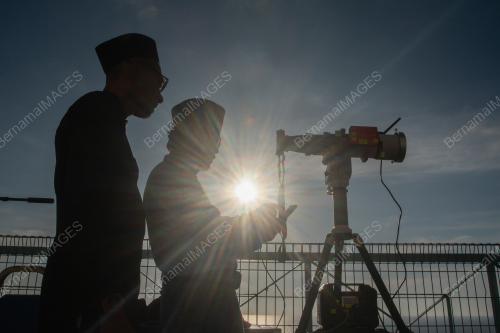 PERSIAPAN MENCERAP ANAK BULAN RAMADAN