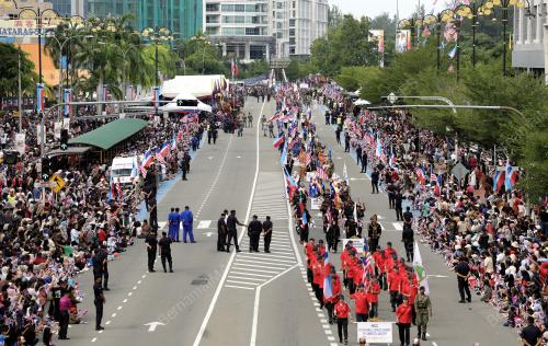 SAMBUTAN HARI KEBANGSAAN DAN HARI SABAH DI KOTA KINABALU
