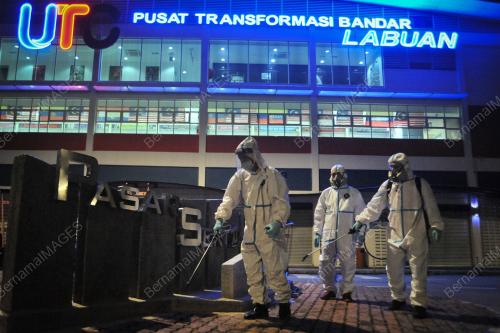 SANITASI DAN DISINFEKSI PASAR CENTRAL