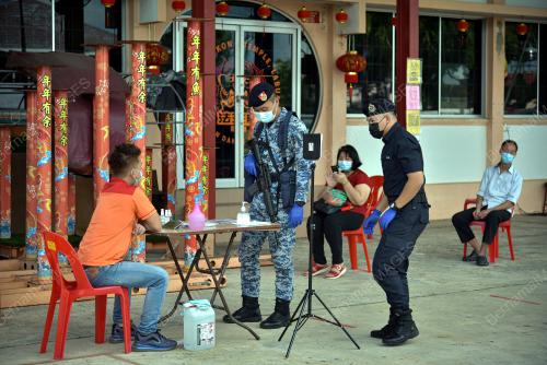 PDRM DAN ATM PANTAU SOP CNY DI TOKONG