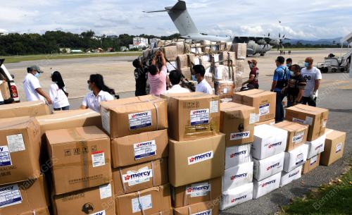 BANTUAN MERCY TIBA DI KOTA KINABALU