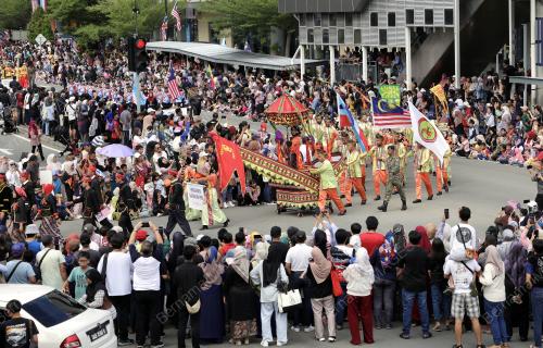 SAMBUTAN HARI KEBANGSAAN DAN HARI SABAH DI KOTA KINABALU