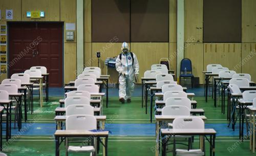 SANITASI PUSAT PEMBERIAN VAKSIN KML