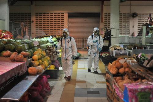 SANITASI DAN DISINFEKSI PASAR CENTRAL