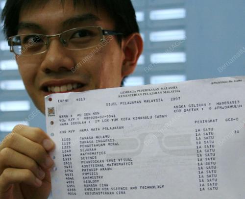 KEPUTUSAN SPM SABAH