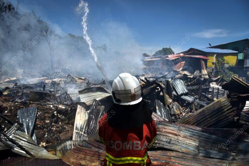KEBAKARAN KG BATU ARANG LABUAN