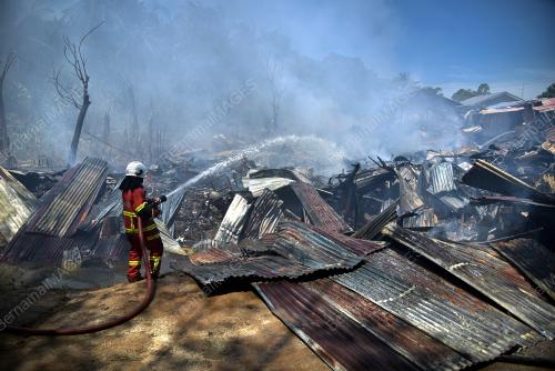 KEBAKARAN KG BATU ARANG LABUAN