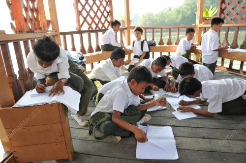 KEBAKARAN SMK PULAU GAYA