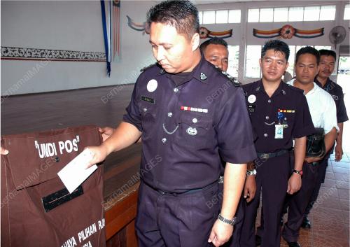 UNDI POS POLIS DAN TENTERA