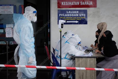 UJIAN COVID-19 KLUSTER HUJUNG PASIR