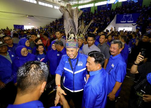 LAWATAN DATUK SERI DR AHMAD ZAHID HAMIDI DI TENOM