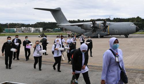 BANTUAN KESIHATAN TIBA DI SABAH