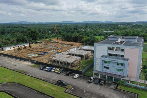 TAPAK PEMBANGUNAN PROJEK ASRAMA POLITEKNIK SANDAKAN
