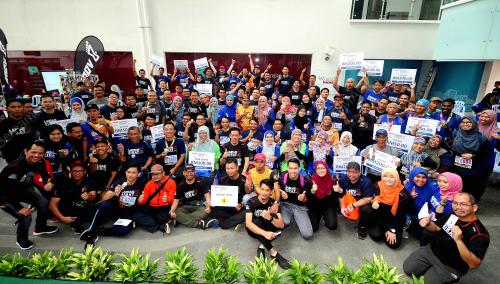 PROGRAM LARIAN SIHAT SEMPENA ULANG TAHUN KE-55 PKNS