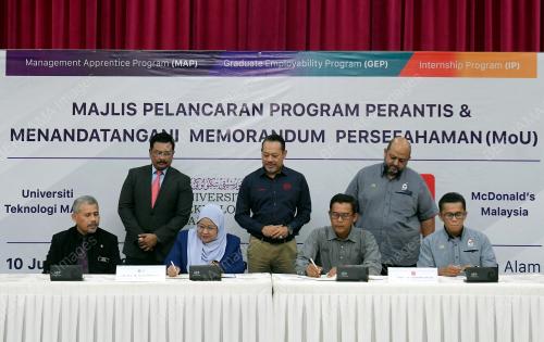 MAJLIS MOU UiTM DAN MCDONALD'S MALAYSIA