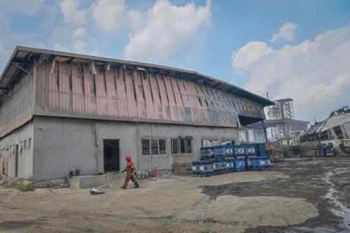 KEBAKARAN EMPAT BUAH PREMIS DI BANTING