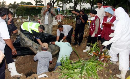 KELUARKAN MAYAT DARI KUBUR