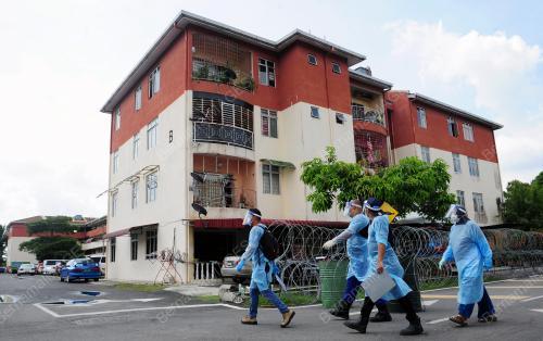 TINJAUAN HARI KEDUA DI PKPD FLAT SUNGAI EMAS KUALA LANGAT