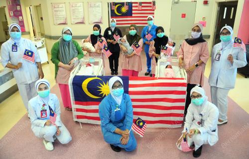 TINJAUAN BAYI MERDEKA DI HOSPITAL SHAH ALAM