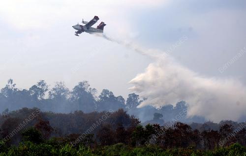 OPERASI PEMADAMAN KEBAKARAN HUTAN SIMPAN KUALA LANGAT SELATAN