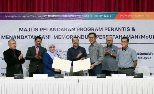 MAJLIS MOU UiTM DAN MCDONALD'S MALAYSIA