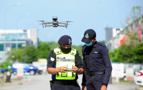 PEMANTAUAN DAN PENGUMUNAN PKP DARI UNIT DRON BUKIT AMAN