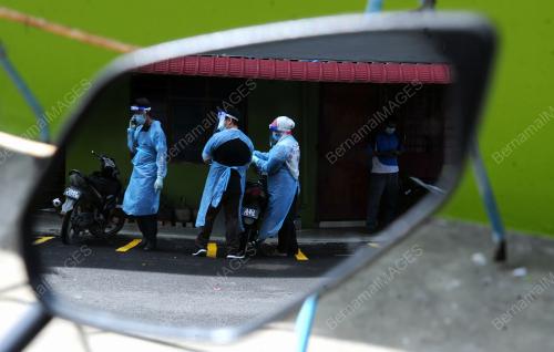 TINJAUAN HARI KEDUA DI PKPD FLAT SUNGAI EMAS KUALA LANGAT
