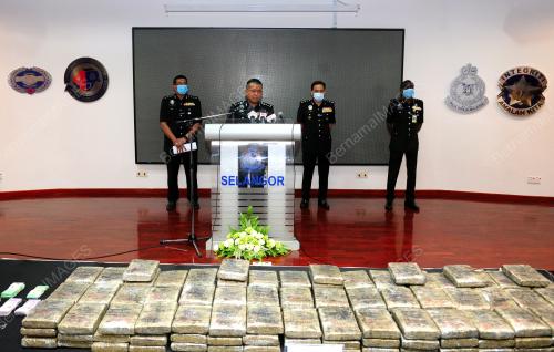 SIDANG MEDIA RAMPASAN DADAH JENIS GANJA