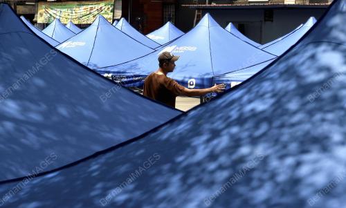 TINJAUAN PERSIAPAN TAPAK BAZAR RAMADAN