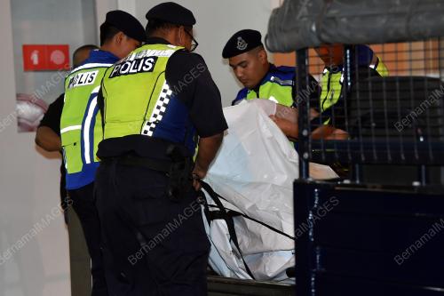 JENAZAH NIDZA AFHAM TIBA DI UNIT FORENSIK HOSPITAL SHAH ALAM
