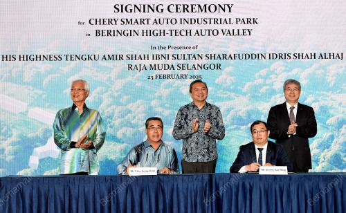 MOU LAGENDA BEINGIN DENGAN CHERY INTERNATIONAL