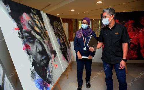 LAWATAN KERJA MENTERI KEWANGAN KE YAYASAN HASANAH