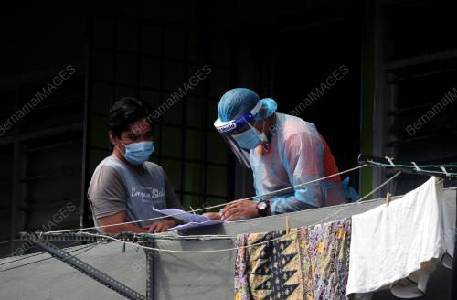TINJAUAN HARI KEDUA DI PKPD FLAT SUNGAI EMAS KUALA LANGAT