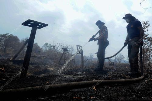 OPERASI PEMADAMAN KEBAKARAN HUTAN SIMPAN KUALA LANGAT SELATAN