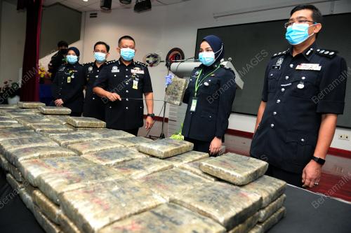 SIDANG MEDIA RAMPASAN DADAH JENIS GANJA