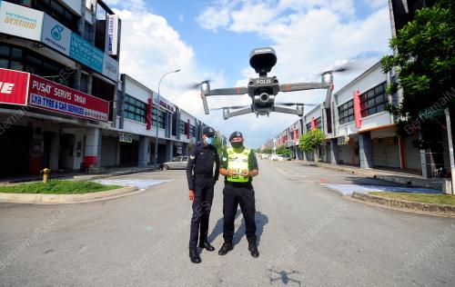 PEMANTAUAN DAN PENGUMUNAN PKP DARI UNIT DRON BUKIT AMAN