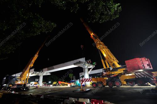 PELANCARAN U-GIRDER PROJEK LRT3