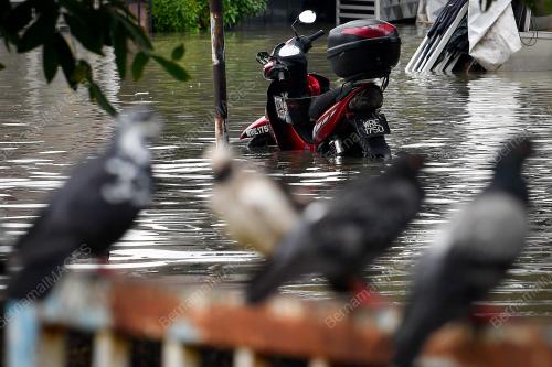 TINJAUAN BANJIR BUKIT KEMUNING SHAH ALAM