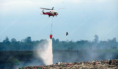 OPERASI PEMADAMAN KEBAKARAN HUTAN SIMPAN KUALA LANGAT SELATAN