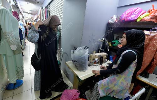 KEDAI JAHIT SIBUT MENYIAPKAN TEMPAHA BAJU RAYA