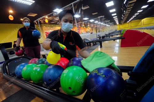 PUSAT BOLING MELAKUKAN PEMBERSIHAN SEBELUM MULA OPERASI