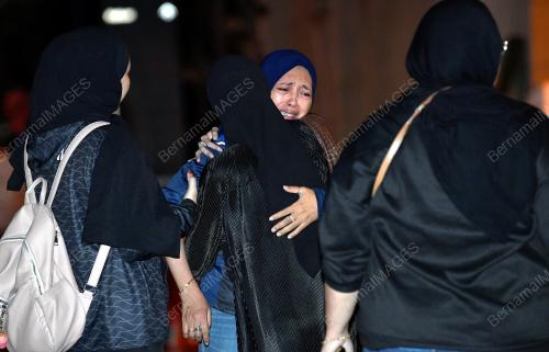 JENAZAH NIDZA AFHAM TIBA DI UNIT FORENSIK HOSPITAL SHAH ALAM