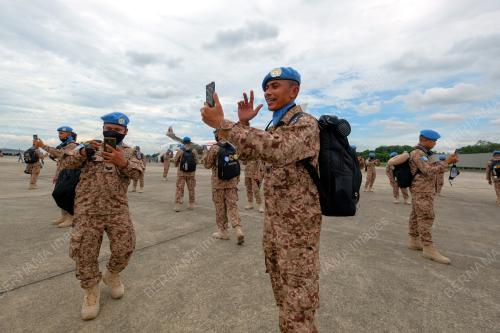 PENGHANTARAN KUMPULAN PERTAMA MALBATT 850-9