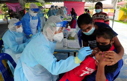 PROSES SARINGAN COVID-19 SECARA PERCUMA