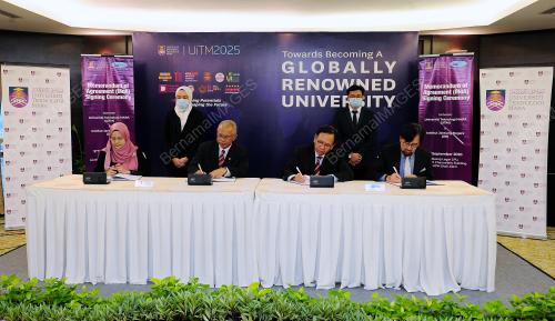 MAJLIS MOA UITM BERSAMA IJN