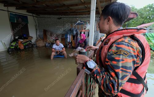 TINJAUAN BANJIR KILAT SHAH ALAM DAN KLANG