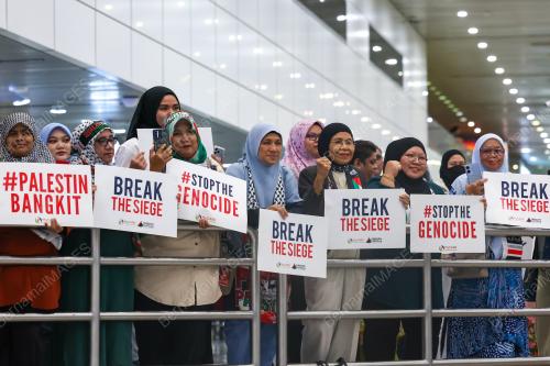 SUKARELAWAN KE GAZA PULANG