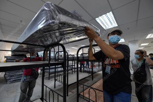 PERSIAPAN PUSAT KUARANTIN MAEPS