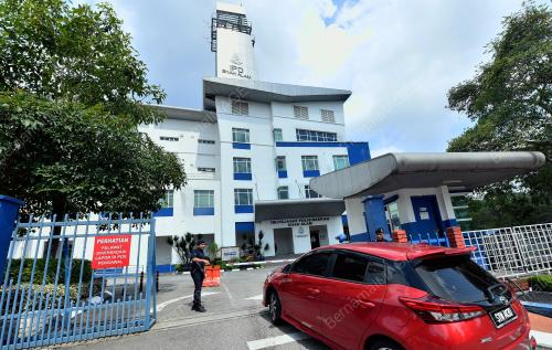 KAWALAN KETAT DIPINTU MASUK BALAI POLIS